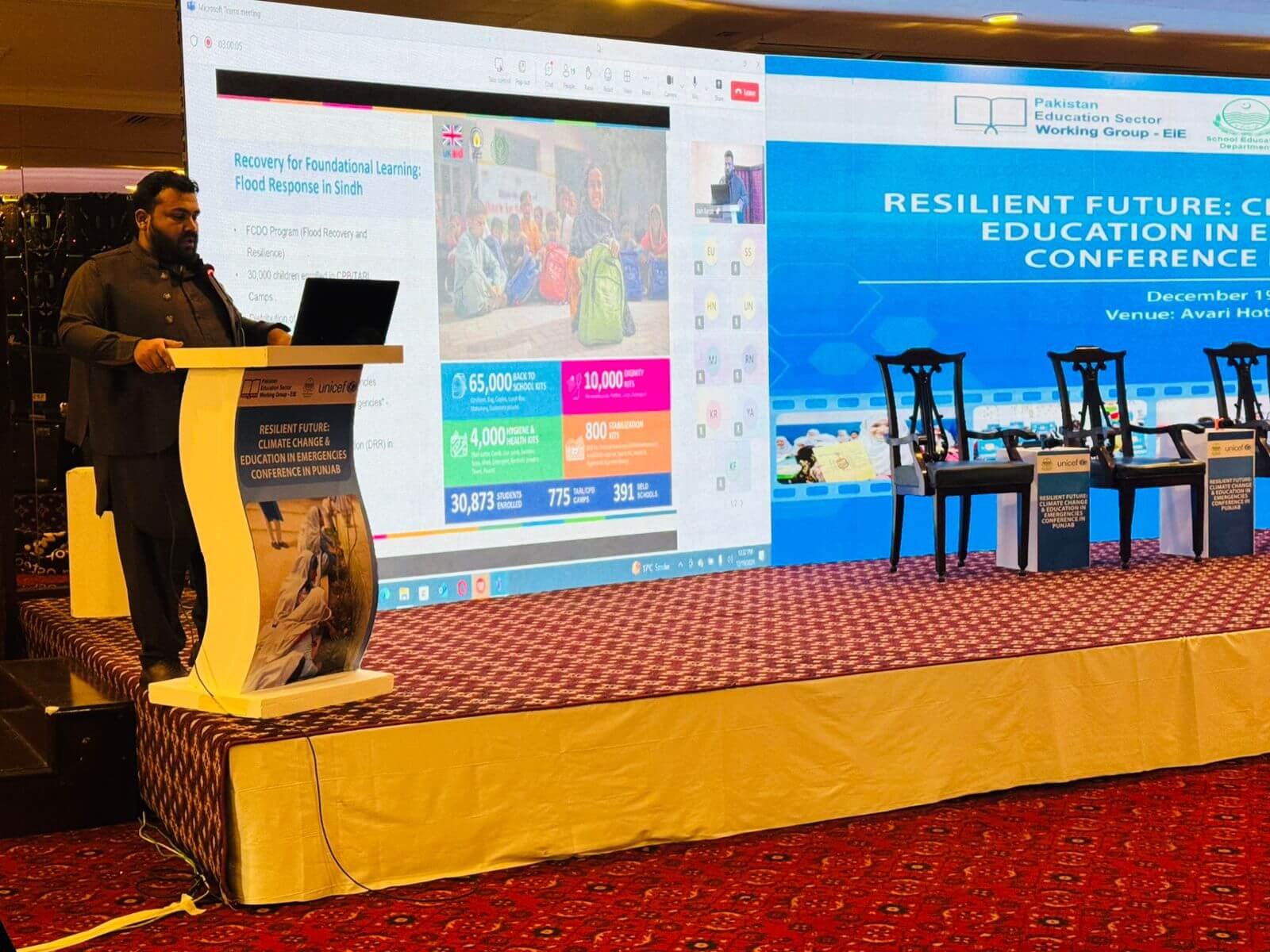 At the Resilience Futures Climate Change and Education in Emergencies img4