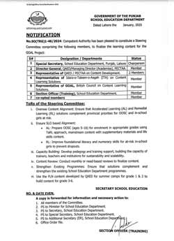 Notification-Govt-of-Punjab-School-Education-Department