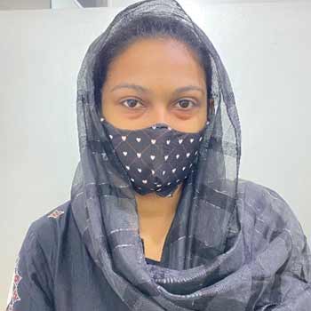 Intern Laila Fatima